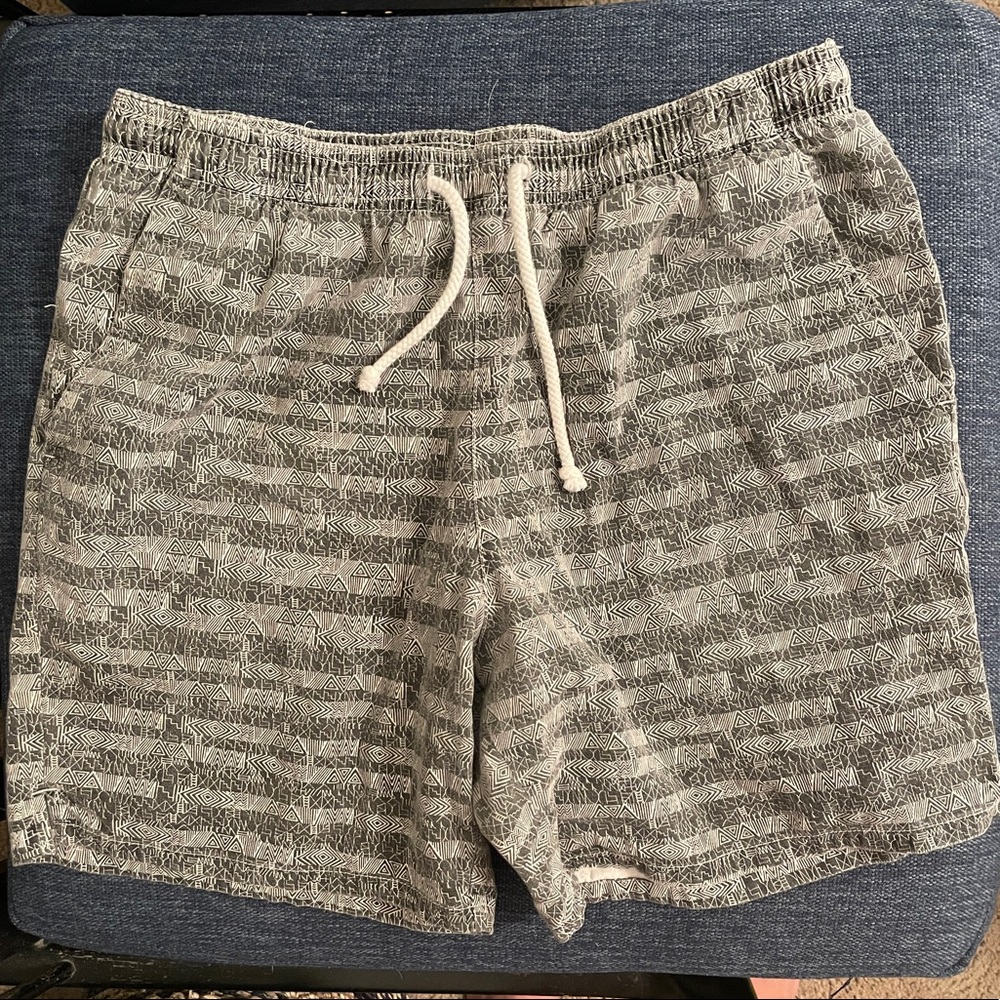 Mens Aztec Print Summer Shorts